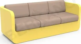 Berkano Grace с подушками 250_005_43_63 (желтый/toffee)