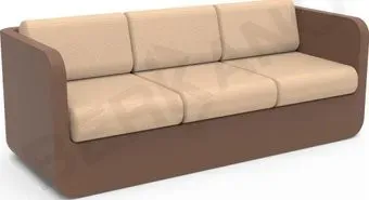 Berkano Grace с подушками 250_005_36_62 (коричневый/песочный)