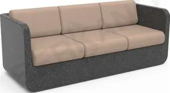 Berkano Grace с подушками 250_005_24_63 (черный гранит/toffee)