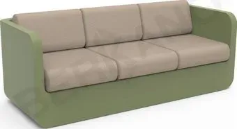Berkano Grace с подушками 250_005_23_58 (темно-зеленый/canvas)