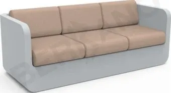Berkano Grace с подушками 250_005_21_63 (серый/toffee)