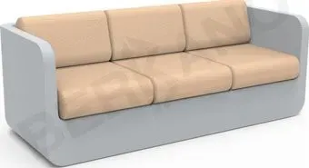 Berkano Grace с подушками 250_005_21_62 (серый/песочный)