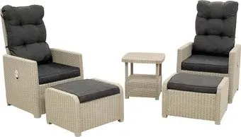 B:rattan Manchester Otto Set 2 (серый)