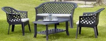 Ipae Progarden Veranda Set SDN012AN (антрацит)