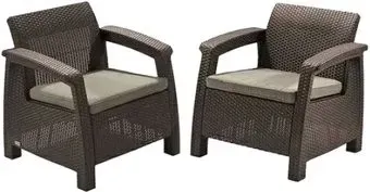Keter Corfu II Duo 223194 (коричневый)