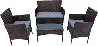 Garden Story Доминика SFS003/1 (ротанг темно-коричневый/темно-серый)