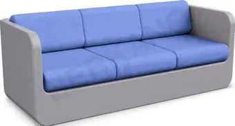 Berkano Grace с подушками 250_005_21_56 (серый/темно-синий)