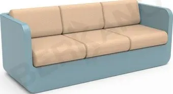 Berkano Grace с подушками 250_005_20_62 (бирюзовый/песочный)