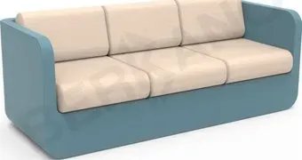 Berkano Grace с подушками 250_005_20_60 (бирюзовый/milk)