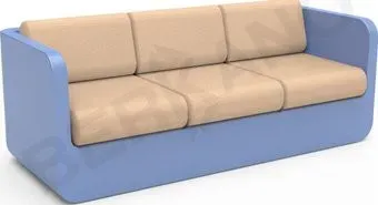 Berkano Grace с подушками 250_005_17_62 (синий/песочный)