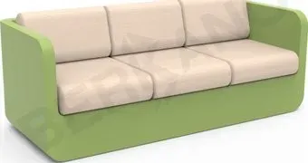 Berkano Grace с подушками 250_005_16_60 (зеленый/milk)