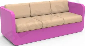Berkano Grace с подушками 250_005_15_62 (фиолетовый/песочный)