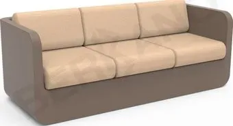 Berkano Grace с подушками 250_005_13_62 (кофейный/песочный)
