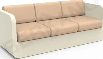 Berkano Grace с подушками 250_005_12_62 (бежевый/песочный)