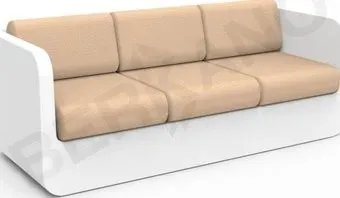 Berkano Grace с подушками 250_005_03_62 (белый/песочный)