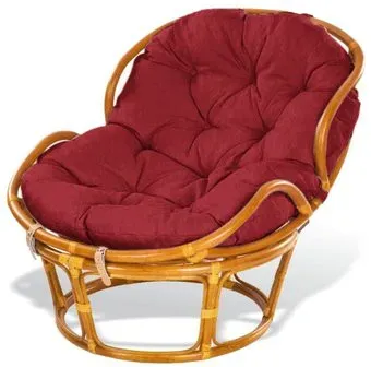 Мир Ротанга Papasan mini 23/03 (коньяк/красный)