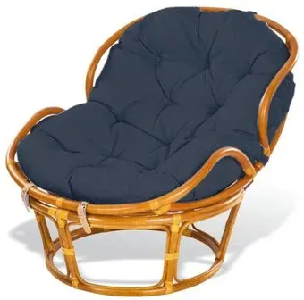 Мир Ротанга Papasan mini 23/03 (коньяк/синий)