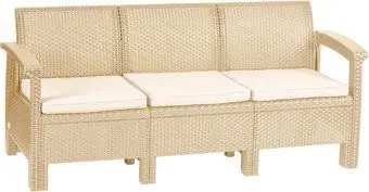 Holiday Ratt трехместный 179x63x76 (капучино)