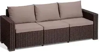 Keter California Sofa 3 231641 (коричневый)