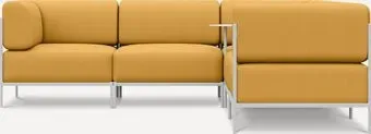 Divan Нолан-W 2 Textile Yellow 216251 (желтый)