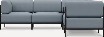 Divan Нолан-B 2 Textile Dusty Blue 216237 (синий)