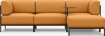 Divan Нолан-B 1 Textile Orange 216235 (оранжевый)