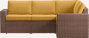 Divan Брайт-B 4 Textile Yellow 211363 (желтый)