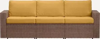 Divan Брайт-B 2 Textile Yellow 211356 (желтый)