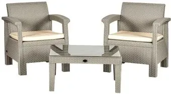 Irak Plastik California Balcon Set HK950 (серый)