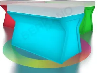 Berkano X-seat Line 230_018_03_107 (белый/серый, RGB ACC подсветка перезаряжаемая)
