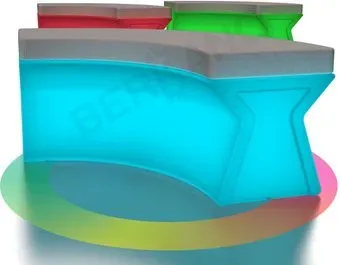 Berkano X-seat Arc 230_019_03_108 (белый/графитовый, RGB E27 Умный дом)