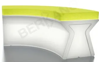 Berkano X-seat Arc 230_019_03_106 (белый/зеленый)