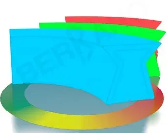 Berkano X-seat Arc 230_019_03_105 (белый, RGB)