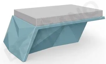 Berkano Quaro с подушками 230_042_20 (бирюзовый/серый)