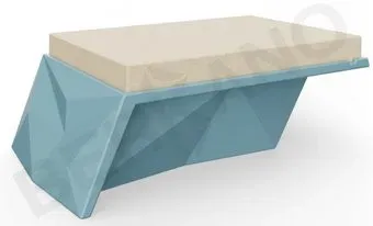 Berkano Quaro с подушками 230_042_20 (бирюзовый/бежевый)