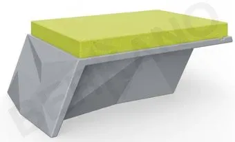 Berkano Quaro с подушками 230_042_14 (графитовый/зеленый)