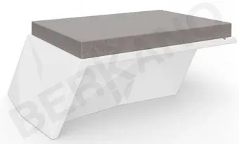 Berkano Quaro с подушками 230_042_03 (белый/графитовый)