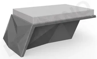 Berkano Quaro с подушками 230_042_00 (черный/серый)