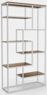 Hype Mebel Зиг-Заг-2 120x200 (белый/дуб галифакс олово)