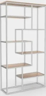 Hype Mebel Зиг-Заг-2 100x170 (белый/дуб галифакс натуральный)