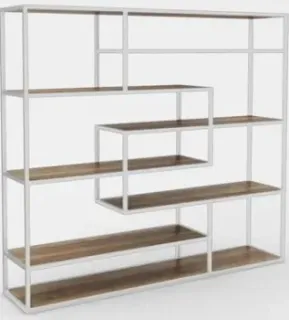 Hype Mebel Зиг-Заг 200x150 (белый/дуб галифакс олово)