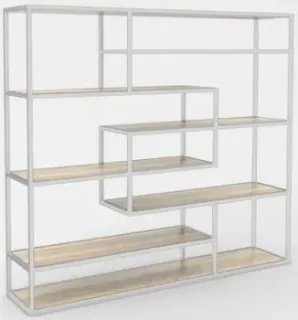 Hype Mebel Зиг-Заг 200x150 (белый/древесина белая)