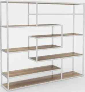 Hype Mebel Зиг-Заг 170x150 (белый/дуб галифакс натуральный)