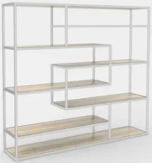 Hype Mebel Зиг-Заг 170x150 (белый/древесина белая)