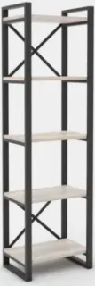 Hype Mebel Стандарт 80x200 (черный/древесина белая)