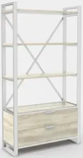 Hype Mebel Стандарт Люкс 50x170 (белый/древесина белая)