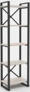 Hype Mebel Стандарт 80x170 (черный/древесина белая)