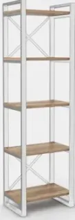Hype Mebel Стандарт 50x200 (белый/дуб галифакс натуральный)
