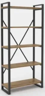 Hype Mebel Стандарт-2 80x200 (черный/дуб галифакс олово)