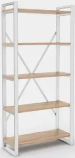Hype Mebel Стандарт-2 80x200 (белый/дуб галифакс натуральный)